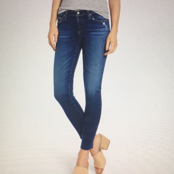 AG The Raw Hem Ankle Skinny Jean - Picture 1 of 9
